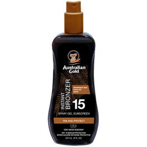 Australian Gold SPF 15 Spray con Bronzer 237ml