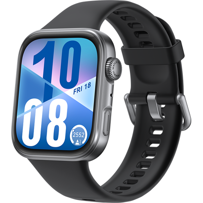 HUAWEI WATCH FIT 4 / Cassa in alluminio e cinturino nero / Fino a 10 giorni di autonomia e compatibile con iOS e Android HUAWEI WATCH FIT 4 / Cassa in alluminio e cinturino nero / Fino a 10 giorni di autonomia e compatibile con iOS e Android