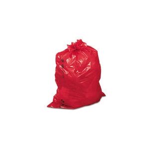 ratioform Sacco da 120 litri, rosso, 70 x 110 cm, 40 µ, pellicola LDPE, riciclabile