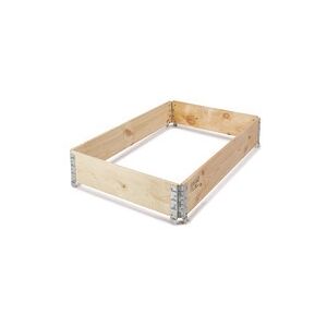 ratioform Paretali per pallet, 1200 x 800 x 200 mm, 9 kg, legno, pieghevole/4 cerniere