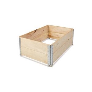 ratioform Paretali per pallet, 1200 x 800 x 400 mm, 13 kg, legno, pieghevole/4 cerniere