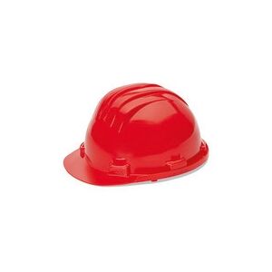 ratioform Casco di protezione standard a 6 punti, rosso, EN 397:2013