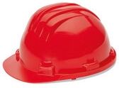 ratioform Casco di protezione standard a 6 punti, rosso, EN 397:2013