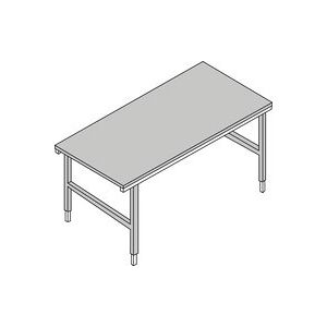 ratioform Tavolo da imb. System, tavolo imballo/lavoro, 2000 x 920 x 690-960 mm, grigio