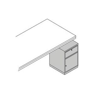 ratioform Tavolo da imballo System, unità armadio, fisso, 535 x 600 x 785 mm, nero