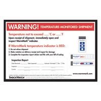 ratioform Etichetta di segnalazione WarmMark®, 222 x 146 mm, adesiva, unità 10 pezzi