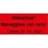 ratioform Etichette segnaletiche adesive Attenzione. Non gettare!, 145 x 70 mm