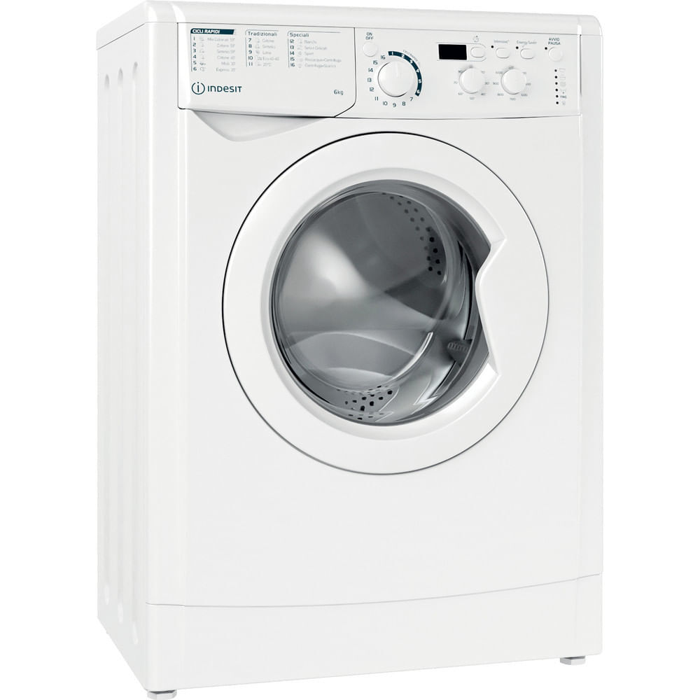 Indesit EWD 61051 W IT N lavatrice Caricamento frontale 6 kg 1000 Giri/min F Bianco