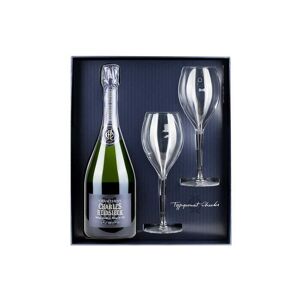 charles heidsieck champagne brut réserve cofanetto + 2 flûtes