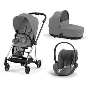 Cybex PLATINUM Trio Mios Soho Grey Con Telaio Chrome Black (2023) (TRIO0692-1)