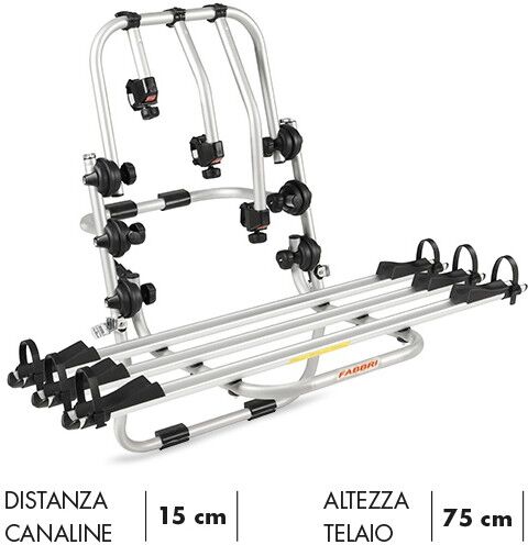 Fabbri Portabici posteriore Fabbri BICI OK MTB 3 bici 75
