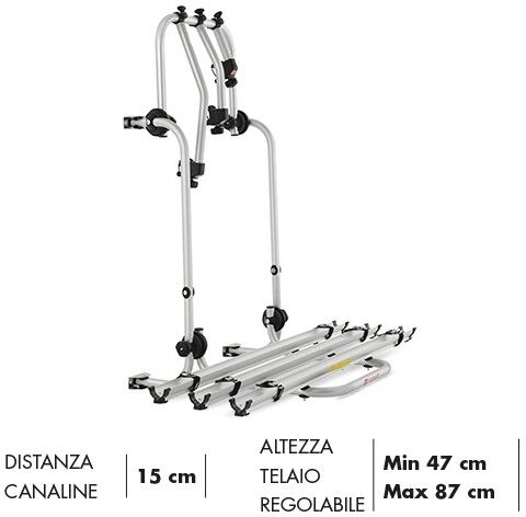 Fabbri Portabici posteriore Fabbri BICI OK 3 CAMPER 47/87