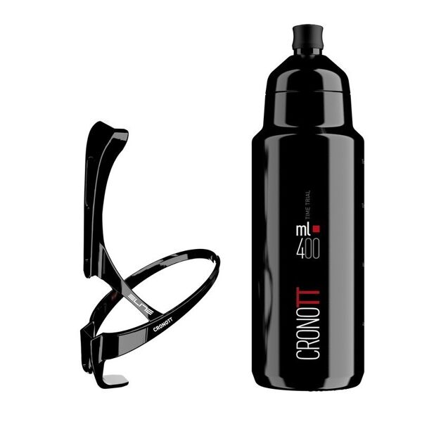 elite portaborraccia in carbonio + borraccia  crono tt pp66 aerobottle carbon