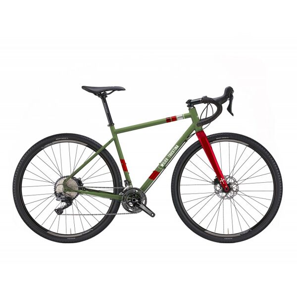 wilier bici in acciaio gravel wilier jaroon shimano grx 2x11 olive green ltd
