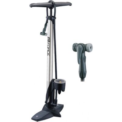 Pompa per bici in lega Force con manometro - Hobby Pompa per bici in lega Force con manometro - Hobby