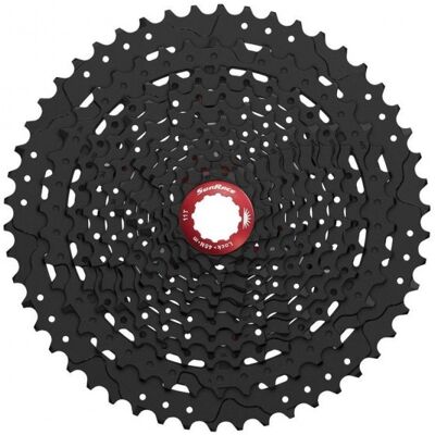 SUNRACE Cassetta pignoni MTB CSMX80 11v Shimano Sram Super light 11-50 BLACK SUNRACE Cassetta pignoni MTB CSMX80 11v Shimano Sram Super light 11-50 BLACK