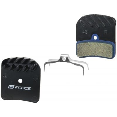Force Pastiglie freno MTB Shimano tipo Shimano H03A organiche con alette riutilizzabili Force Pastiglie freno MTB Shimano tipo Shimano H03A organiche con alette riutilizzabili