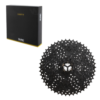 Wag Cassetta Pignoni 10 Velocità Nera - Cassetta per MTB Wag Cassetta Pignoni 10 Velocità Nera - Cassetta per MTB