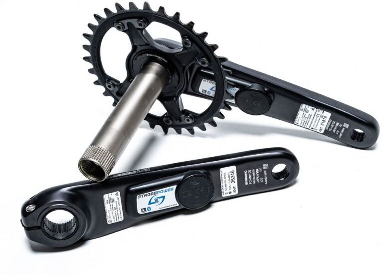 Stages Cycling Misuratore di potenza Stages POWER LR SHIMANO XT M8100 M8120 completo destro sinistro