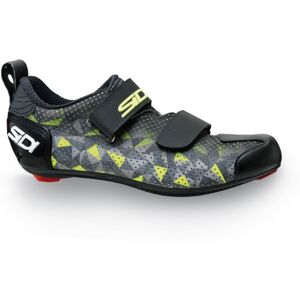 SIDI Scarpe per bici da corsa triathlon  T-5 AIR grigio-giallo-nero