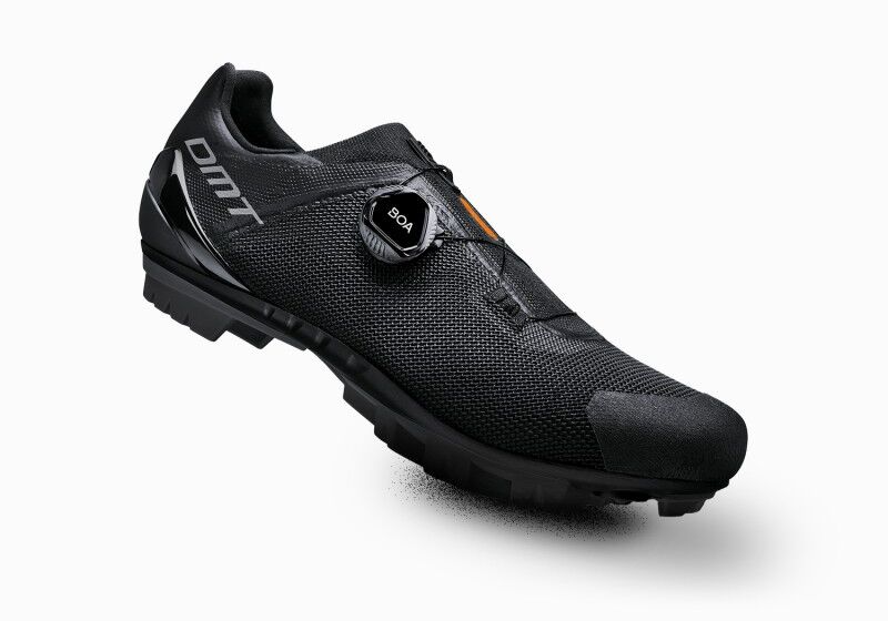 dmt scarpe per mtb gravel  km4 knit boa nero