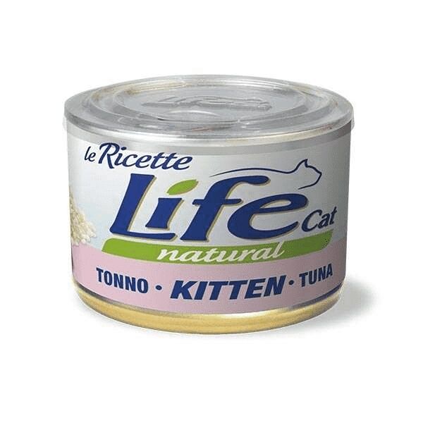 life pet care life cat natural ricette kitten tonno 150 gr.