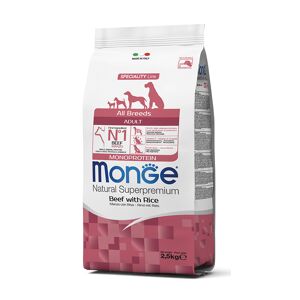 MONGE SPECIALITY LINE ADULT ALL BREEDS MANZO & RISO 12 KG.