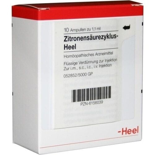 Biologische Heilmittel Heel GmbH HEEL ZITRONENSAEUREZYKLUS Fiale ( Ciclo dell'Acido Citrico)