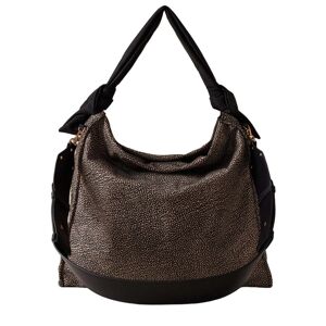 BORBONESE BORSA HOBO donna naturale/nero 933490AJ0X11 TU