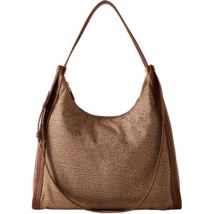 BORBONESE BORSA HOBO NEW ORBIT MEDIUM donna beige 924179AH1994 TU