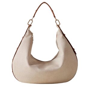 BORBONESE BORSA OYSTER LARGE donna sabbia 923637AN0J11 TU