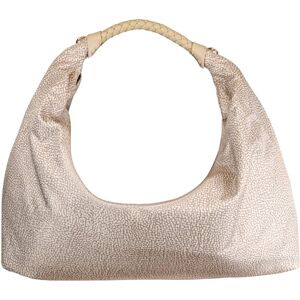 BORBONESE BORSA HOBO MEDIUM donna sabbia 910102060195C75 TU BORBONESE BORSA HOBO MEDIUM donna sabbia 910102060195C75 TU