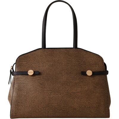 BORBONESE BORSA SHOPPING GEMINI MEDIUM donna naturale 910102490193311 TU BORBONESE BORSA SHOPPING GEMINI MEDIUM donna naturale 910102490193311 TU
