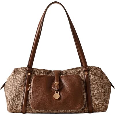 BORBONESE BORSA POCHE BAULETTO MEDIUM donna marrone 910101950189994 TU BORBONESE BORSA POCHE BAULETTO MEDIUM donna marrone 910101950189994 TU