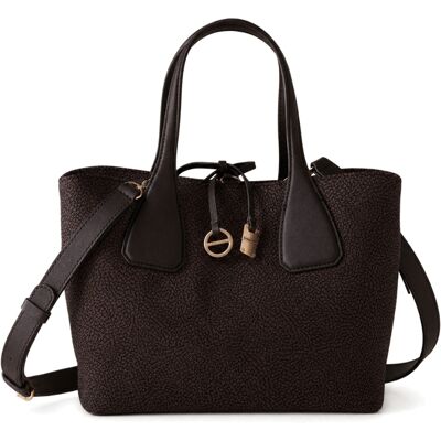 BORBONESE BORSA BAULETTO MEDIUM donna cioccolato 91010215AH1219 TU BORBONESE BORSA BAULETTO MEDIUM donna cioccolato 91010215AH1219 TU