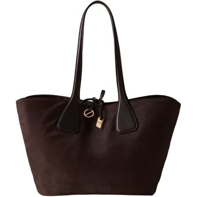 BORBONESE BORSA SHOPPING MEDIUM donna cioccolato 91010213AH1219 TU BORBONESE BORSA SHOPPING MEDIUM donna cioccolato 91010213AH1219 TU
