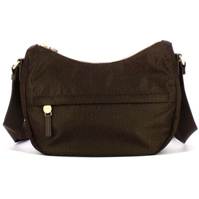 BORBONESE BORSA B CLUB LUNA BAG SMALL donna cioccolato 91010339X95219 TU BORBONESE BORSA B CLUB LUNA BAG SMALL donna cioccolato 91010339X95219 TU