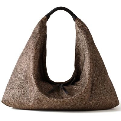 BORBONESE BORSA PLIE HOBO LARGE donna naturale 910102070195X11 TU BORBONESE BORSA PLIE HOBO LARGE donna naturale 910102070195X11 TU
