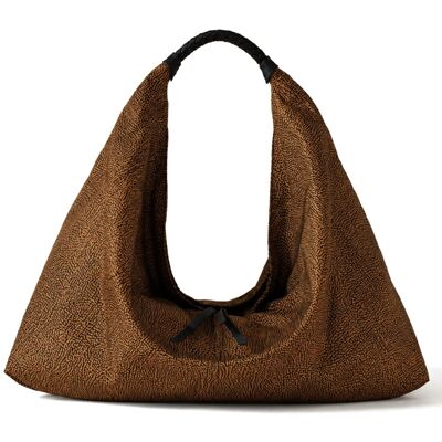 BORBONESE BORSA PLIE HOBO LARGE donna castagno 910102070195264 TU BORBONESE BORSA PLIE HOBO LARGE donna castagno 910102070195264 TU