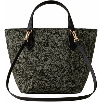 BORBONESE BORSA SHOPPING MEDIA donna catrame 910103330289M35 TU BORBONESE BORSA SHOPPING MEDIA donna catrame 910103330289M35 TU