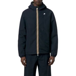 K-WAY GIUBBINO JAKE COTTON REVERSIBLE uomo blue depth Green L K51337W M K-WAY GIUBBINO JAKE COTTON REVERSIBLE uomo blue depth Green L K51337W M
