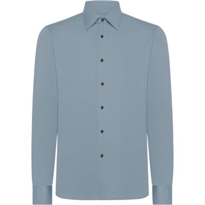 RRD CAMICIA OXFORD JACQUARD uomo azzurro S25253 52 RRD CAMICIA OXFORD JACQUARD uomo azzurro S25253 52