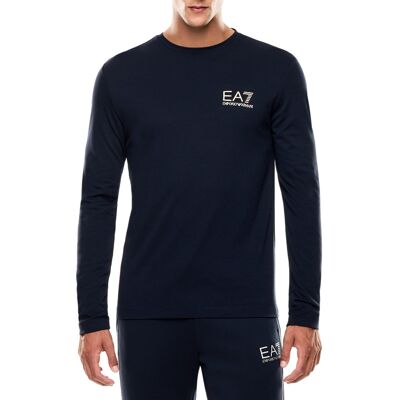 EA7 T-SHIRT A MANICHE LUNGHE uomo blu 7M000668AF13739 XXL EA7 T-SHIRT A MANICHE LUNGHE uomo blu 7M000668AF13739 XXL