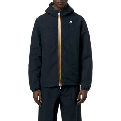 K-WAY GIUBBINO JAKE COTTON REVERSIBLE uomo beige lt Green Lichen K51337W M K-WAY GIUBBINO JAKE COTTON REVERSIBLE uomo beige lt Green Lichen K51337W M