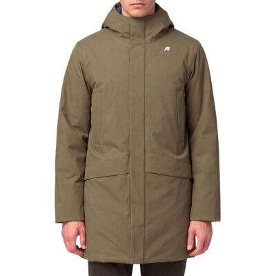 K-WAY TRENCH JARNO TWILL MARMOTTA uomo green army blue ai K8133FW L K-WAY TRENCH JARNO TWILL MARMOTTA uomo green army blue ai K8133FW L