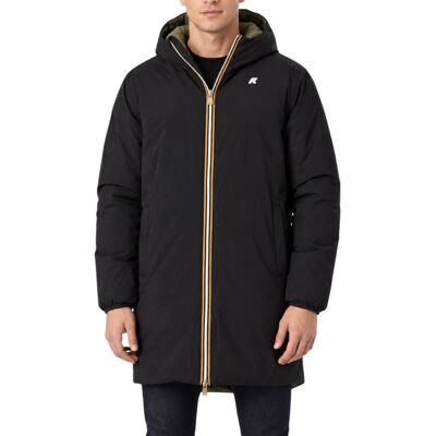 K-WAY TRENCH JACOB ST WARM REVERSIBLE uomo black pure green a K6128WW L K-WAY TRENCH JACOB ST WARM REVERSIBLE uomo black pure green a K6128WW L