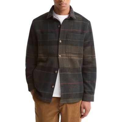 Barbour OVERSHIRT WOODLANE uomo blu MOS0511 M Barbour OVERSHIRT WOODLANE uomo blu MOS0511 M