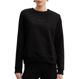 ELISABETTA FRANCHI FELPA CON APPLICAZIONE LOGO SUL PETTO donna avorio MD03P61E2 46 ELISABETTA FRANCHI FELPA CON APPLICAZIONE LOGO SUL PETTO donna avorio MD03P61E2 46