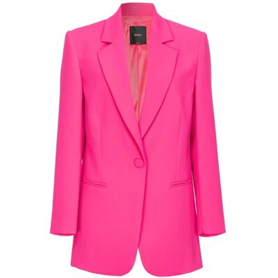 Pinko GIACCA BLAZER CRÊPE STRETCH MONOCHROME donna magenta 102858A1L8 38 Pinko GIACCA BLAZER CRÊPE STRETCH MONOCHROME donna magenta 102858A1L8 38