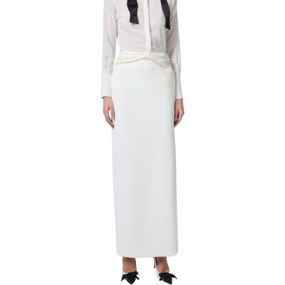 ELISABETTA FRANCHI - GO10151E2 - avorio - Crepe - Skirt ELISABETTA FRANCHI - GO10151E2 - avorio - Crepe - Skirt